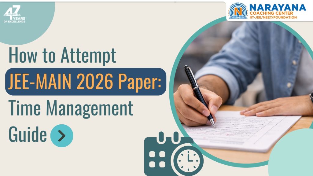 JEE Main 2026 Time Management Guide: How to Attempt JEE Main Exam Smartly