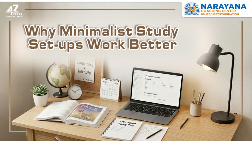 Why Minimalist Study Setups Work Better for JEE & NEET Aspirants | Boost Focus and Rank
