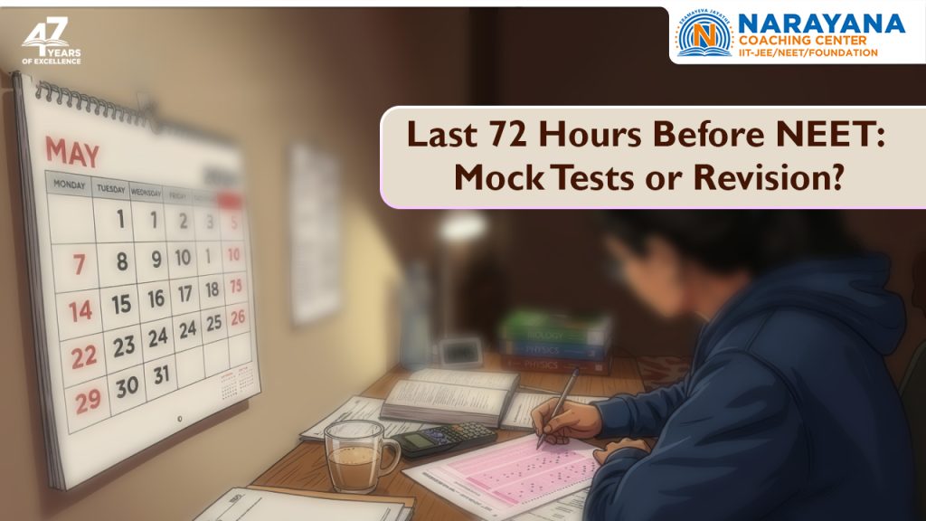 Should You Take Mock Tests in the Last 3 Days Before NEET?