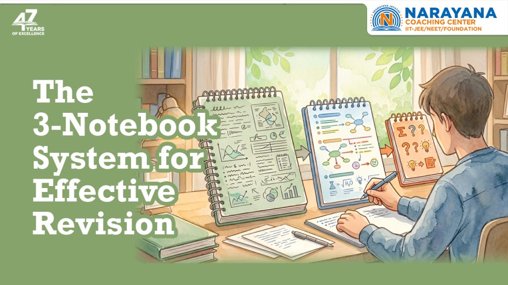 The 3-Notebook System for Effective NEET Revision