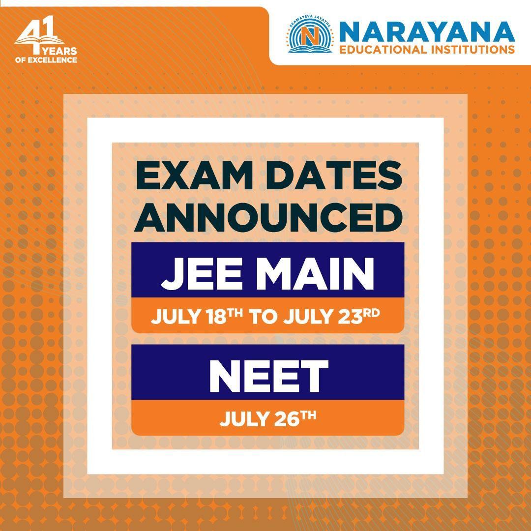 JEE Dates